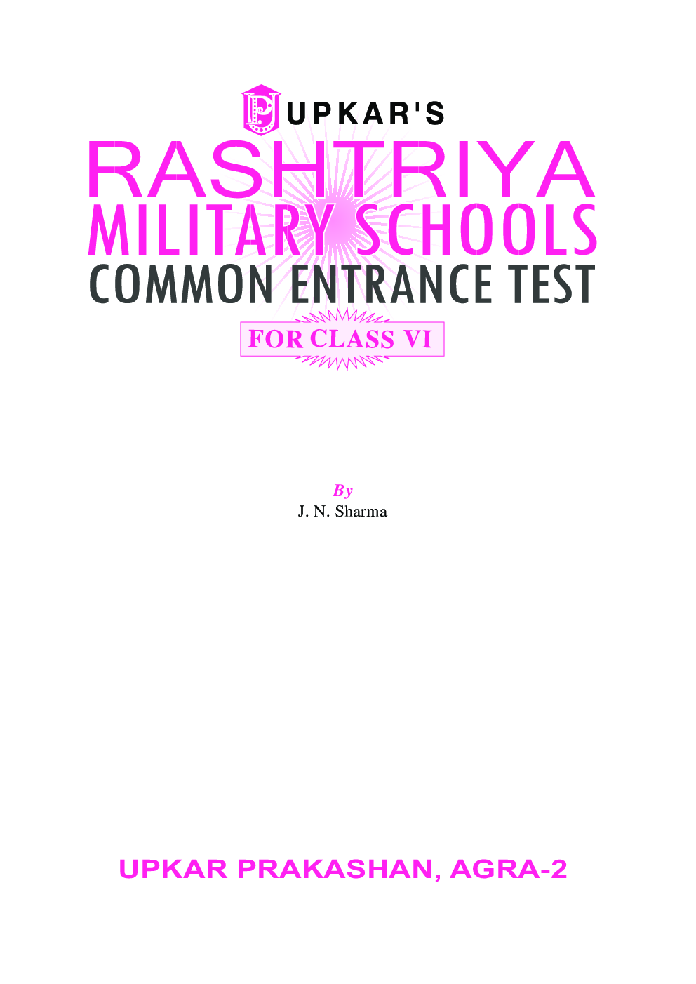 Rashtriya Indian Military School Common Entrance Test (For Admission To Class-VI) - Page 2