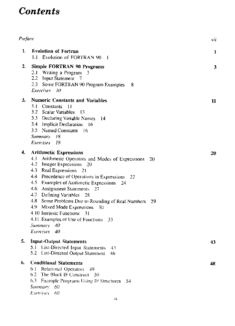Computer programming in Fortran 90 and 95 - Page 4