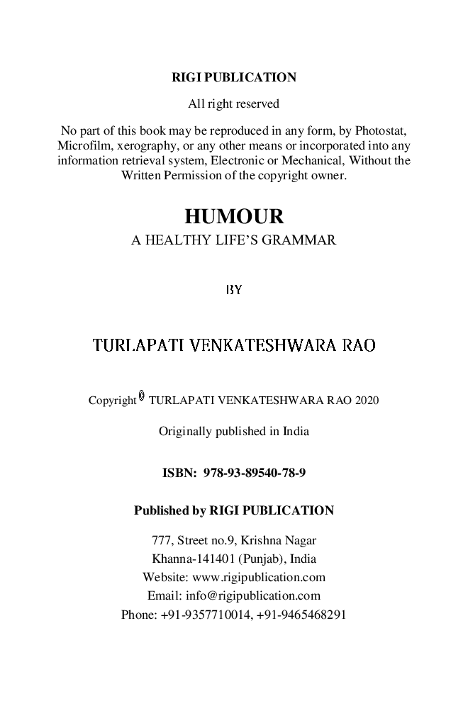 Humour A Healthy Life's Grammar - Page 3