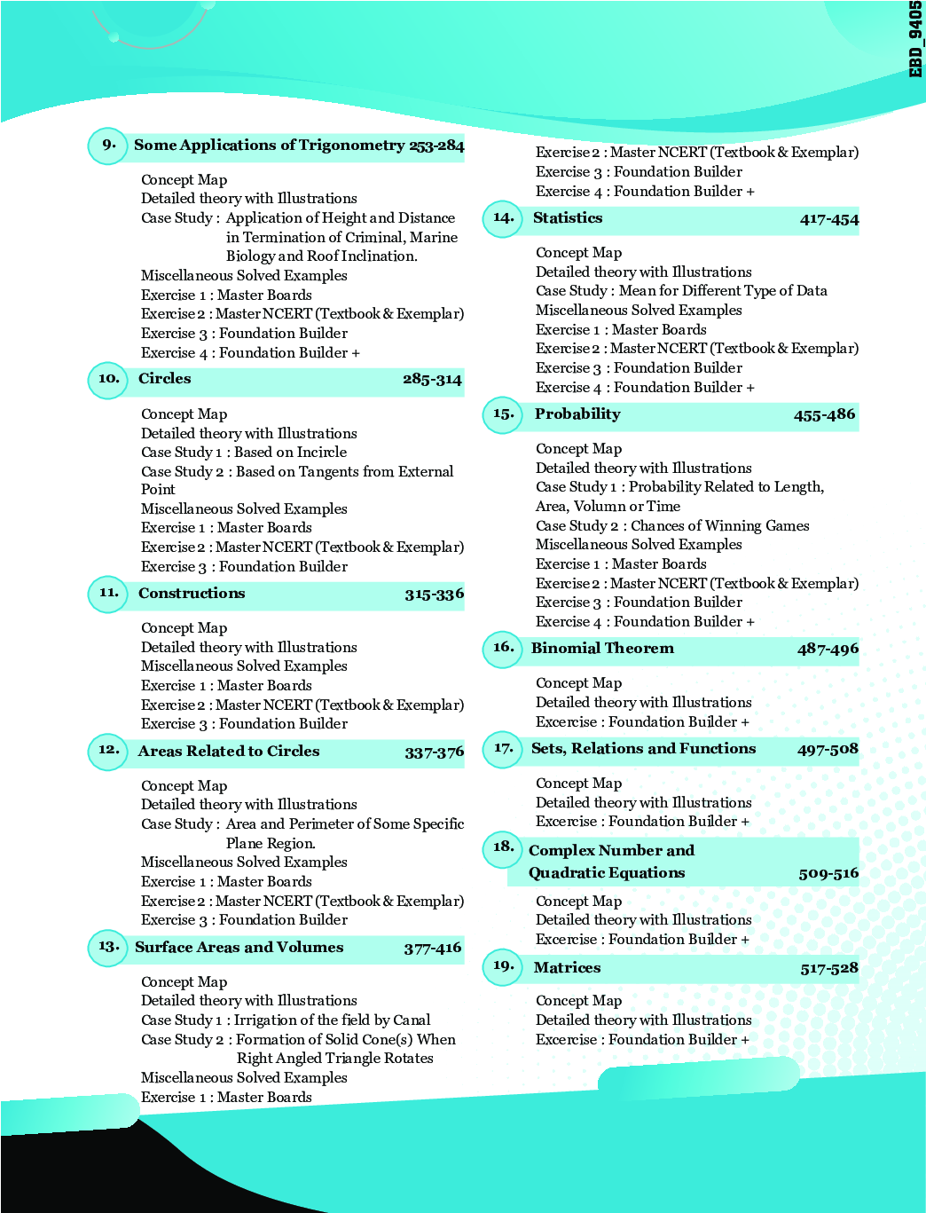 Foundation Course In Mathematics For JEE/ Olympiad Class 10 With Case Study Approach - 5th Edition  - Page 5
