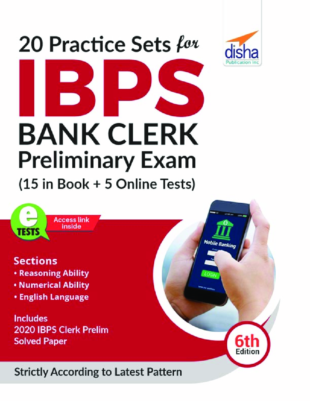 20 Practice Sets For IBPS Bank Clerk Preliminary Exam - 15 in Book + 5 Online Tests 6th Edition - Page 1