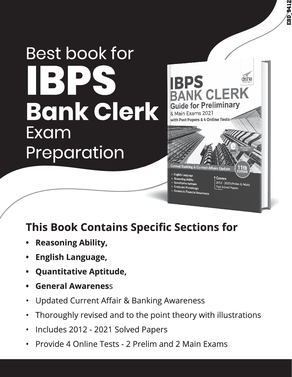 IBPS Clerk 10 Year-Wise Preliminary & Main Exams Solved Papers (2021 - 11) 3rd Edition - Page 5
