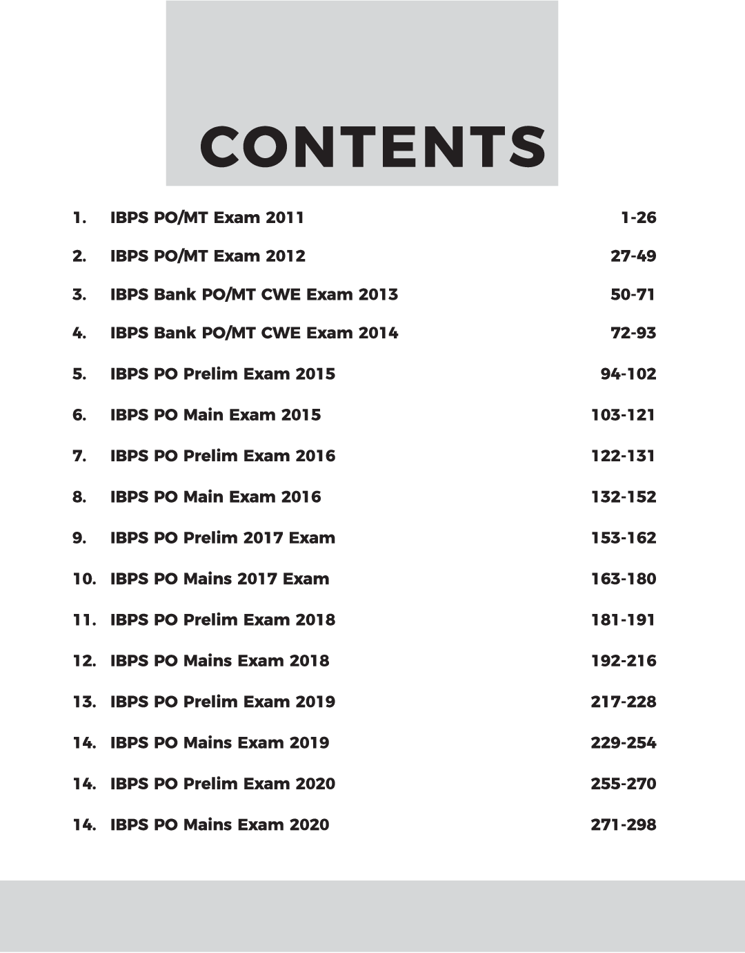 IBPS PO 10 Year-Wise Preliminary & Main Exams Solved Papers (2011-20) 3rd Edition - Page 4