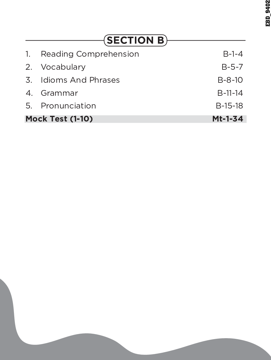 English & General Aptitude For VITEEE With 5 Past Solved Papers & 10 Mock Tests - Page 5