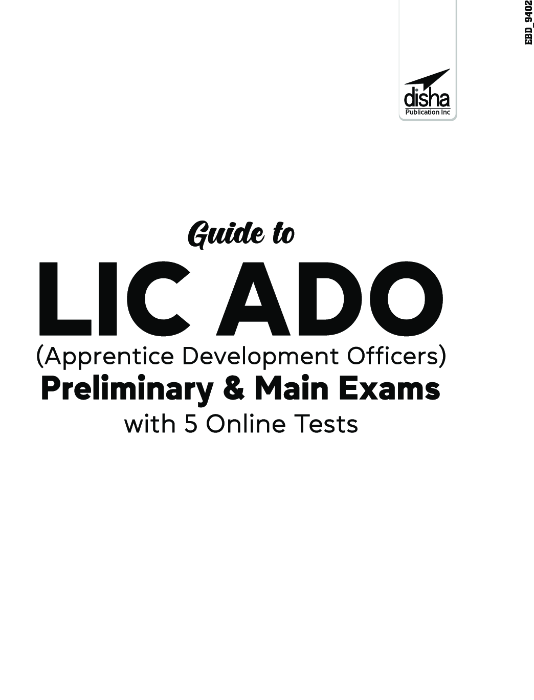Guide To LIC ADO (Apprentice Development Officers) Preliminary & Main Exams With 5 Online Tests 2nd Edition - Page 2