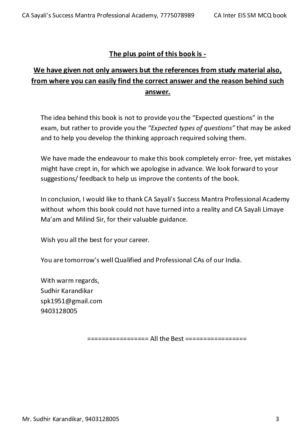 Intermediate EIS SM MCQ Book With Integrated Case Studies - Page 4