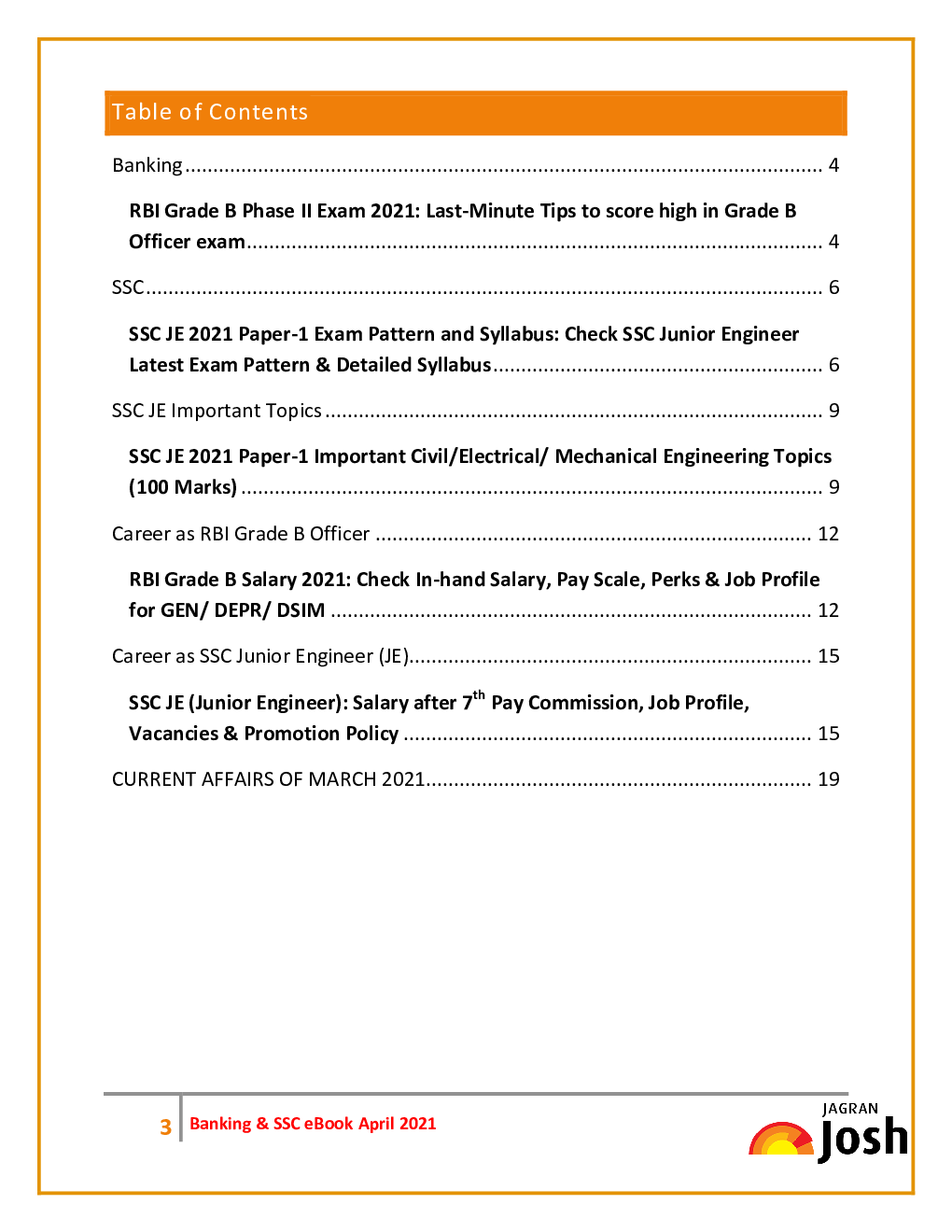 Banking & SSC April 2021 E-Book - Page 3