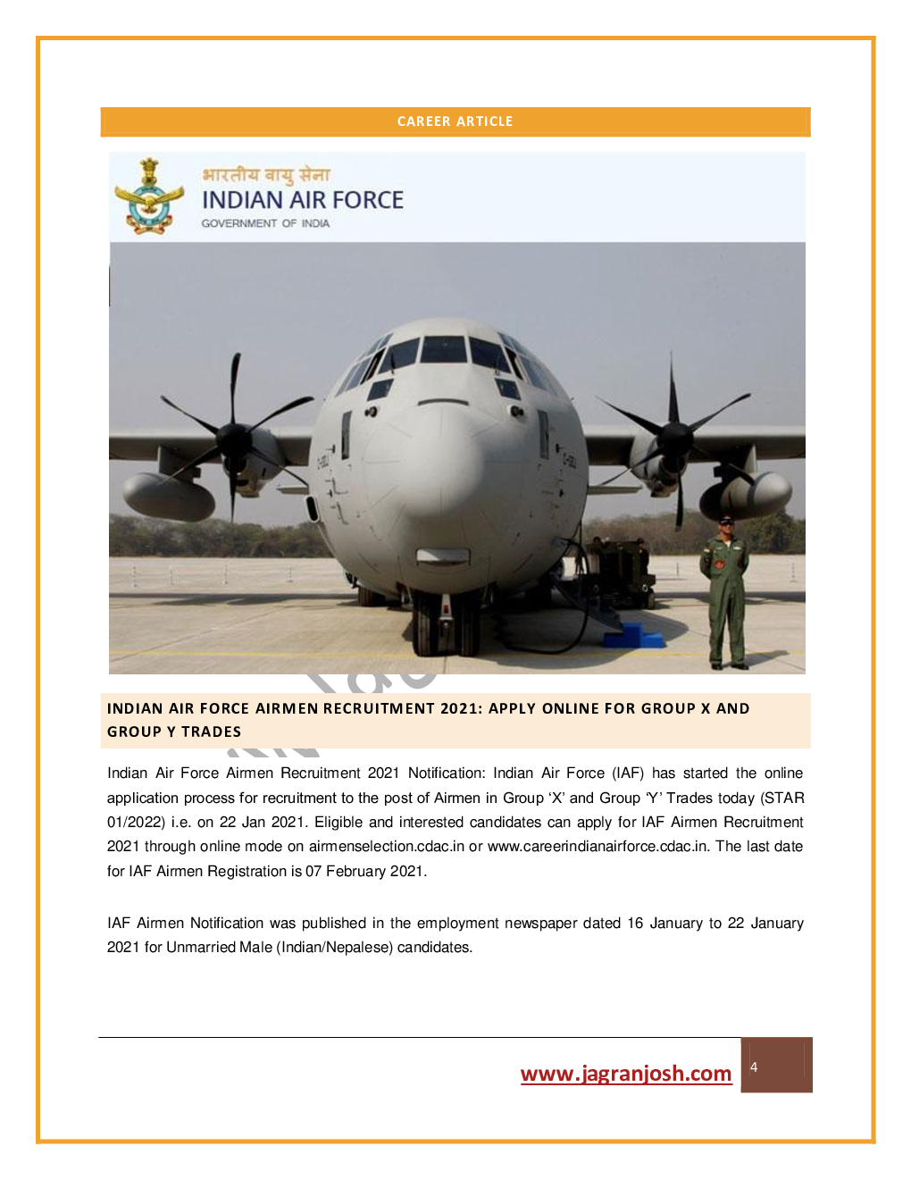 Employment News 01-15  April 2021 E-Book - Page 4