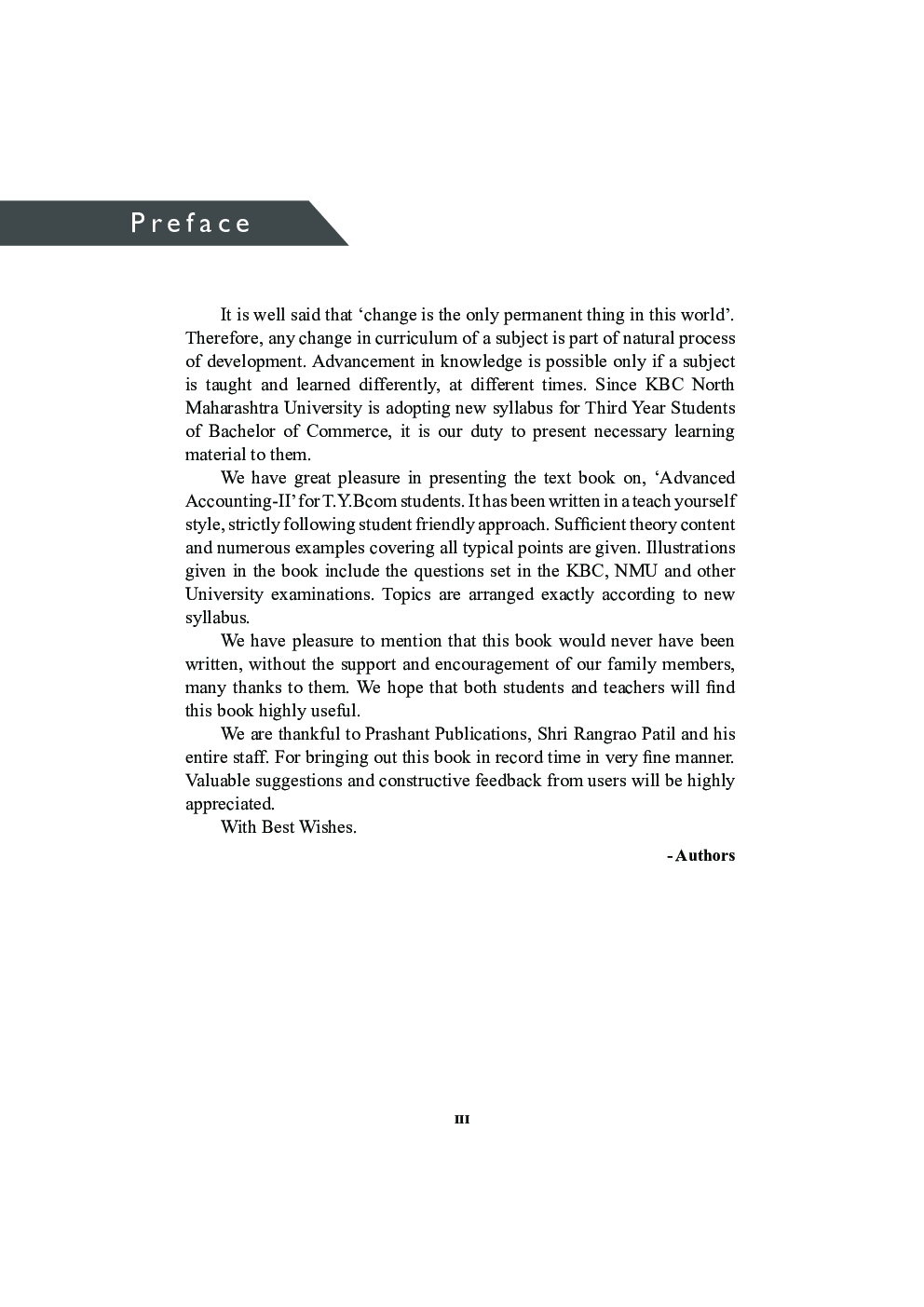Advanced Accountancy - II (KBCNMU) (Sem VI) - Page 4