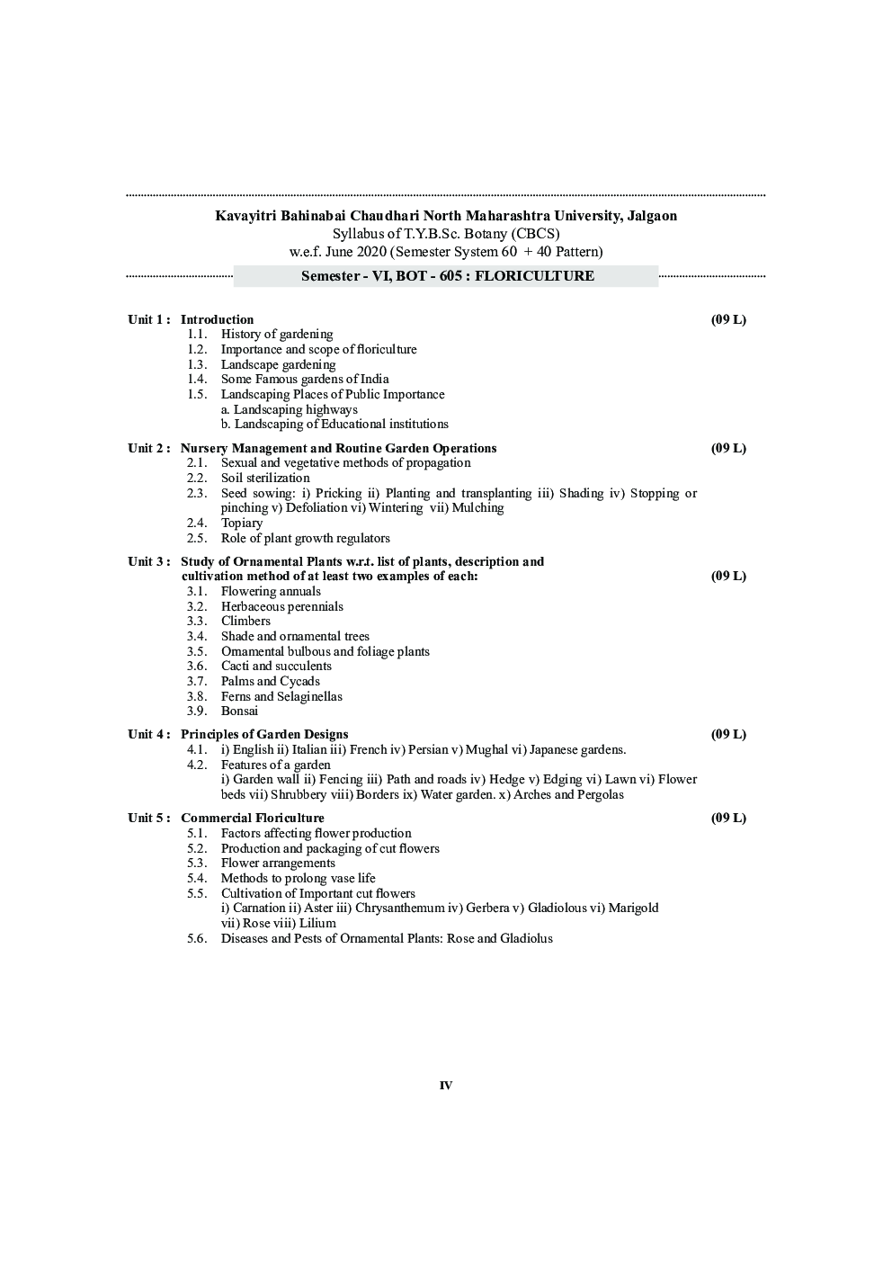 BOT 605 - Floriculture (KBCNMU) - Page 5