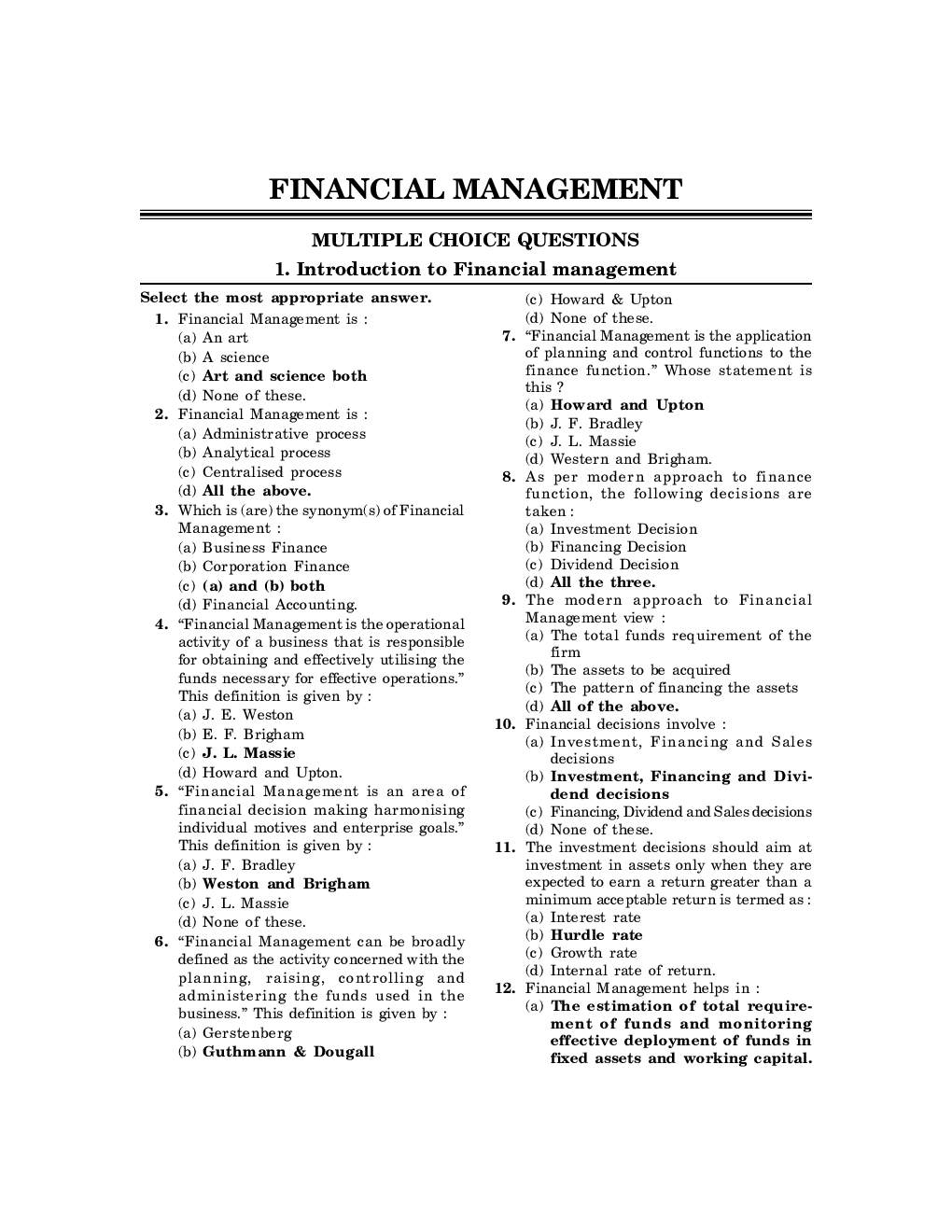 Junior Accountant Part-A Financial Management  - Page 5