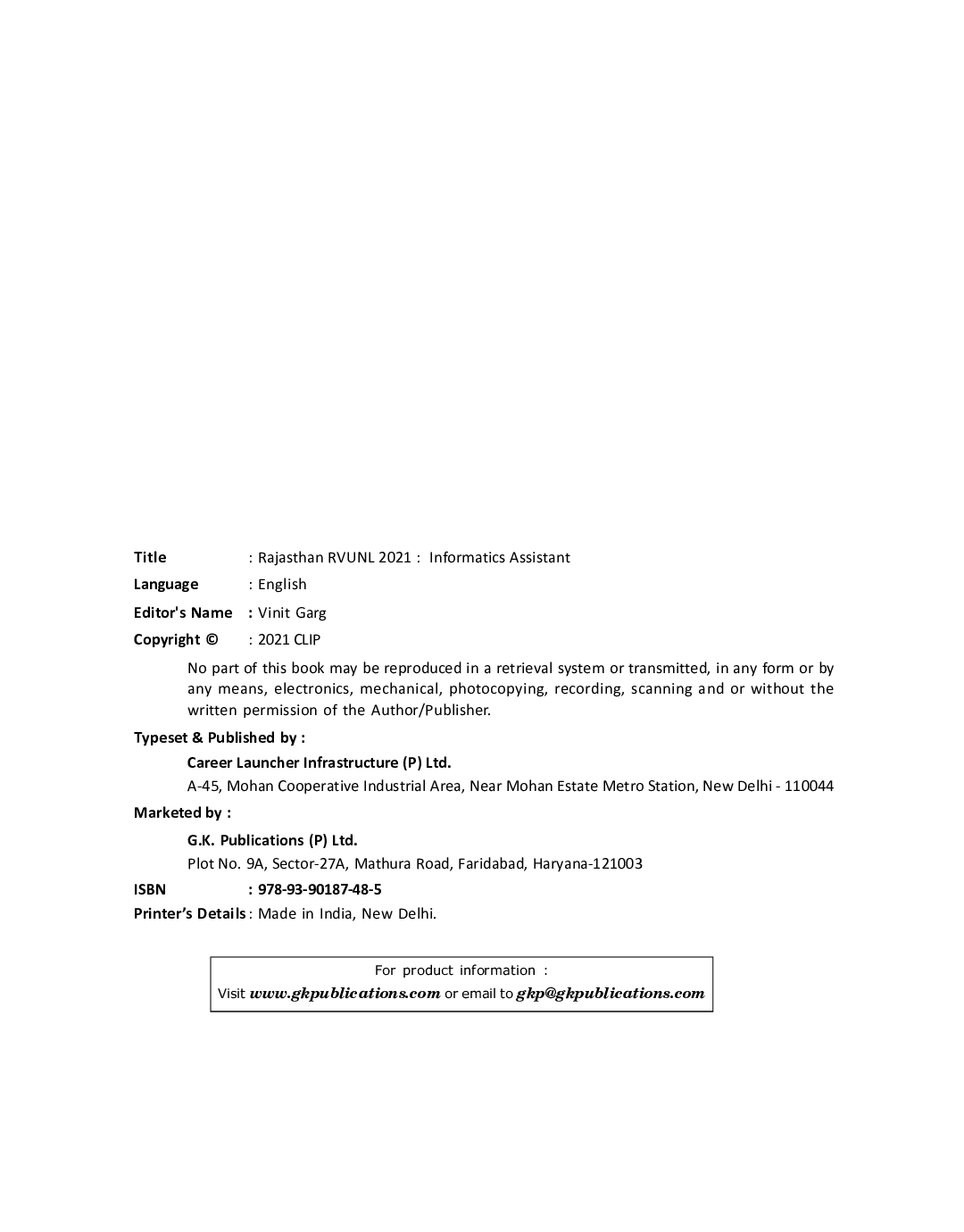 Rajasthan RVUNL 2021 : Informatics Assistant - Page 3