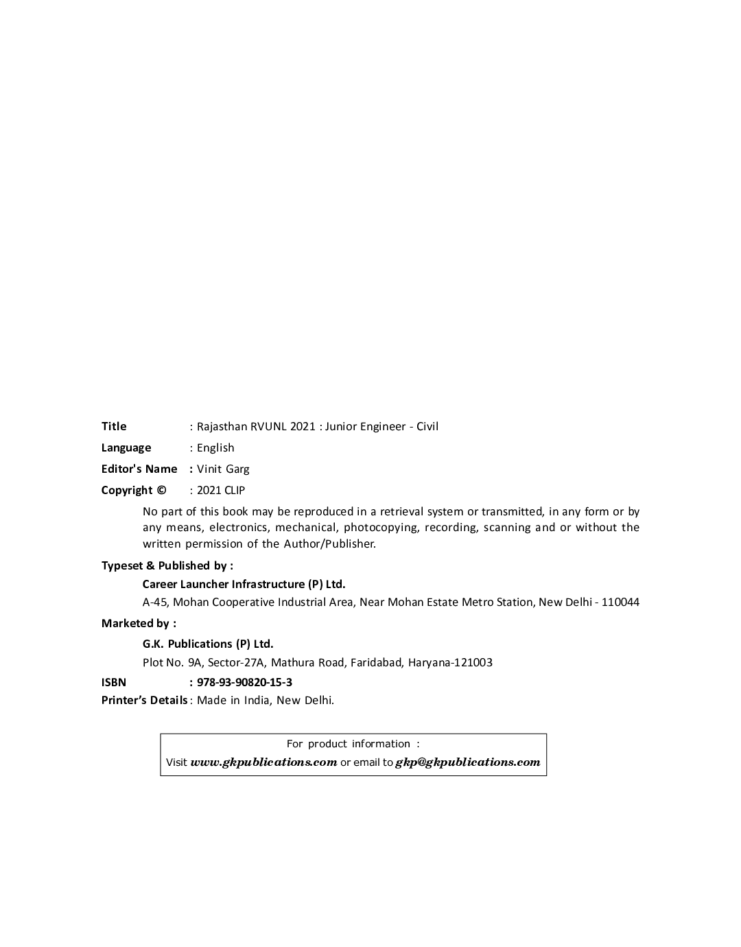 Rajasthan RVUNL 2021 : Junior Engineer - Civil - Page 3