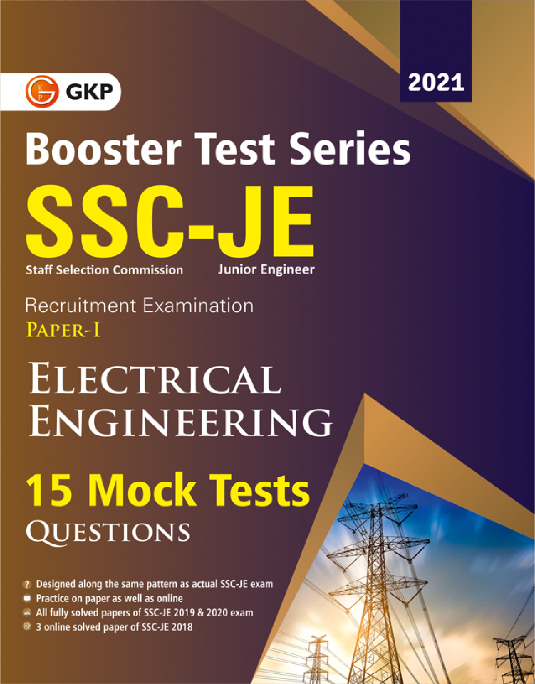 SSC 2021 : Booster Test Series - JE Paper 1 -  Electrical Engineering - 15 Mock Tests (Includes 2019-2020 Papers) - Page 1
