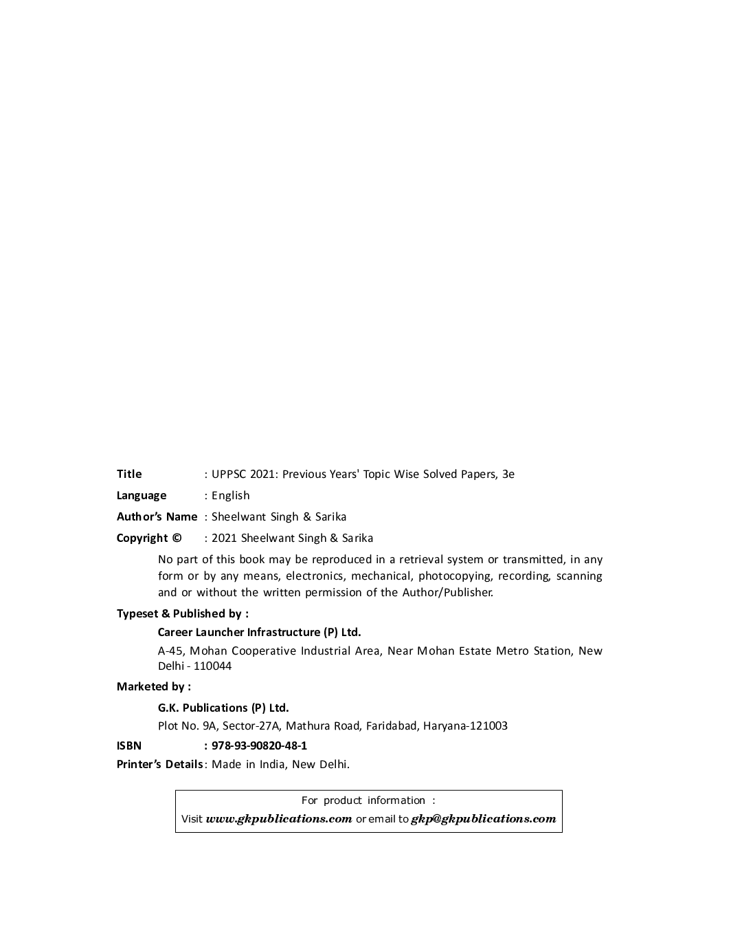 UPPSC 2021: Previous Years Topic Wise Solved Papers 3e - Paper I (2003-2020) - Page 5