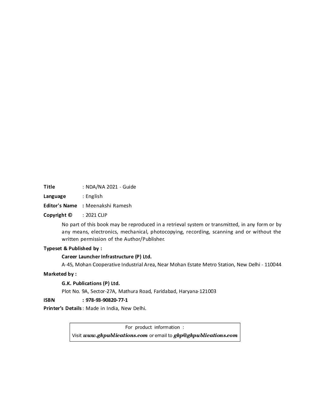 NDA/NA 2021 - Guide - Page 3