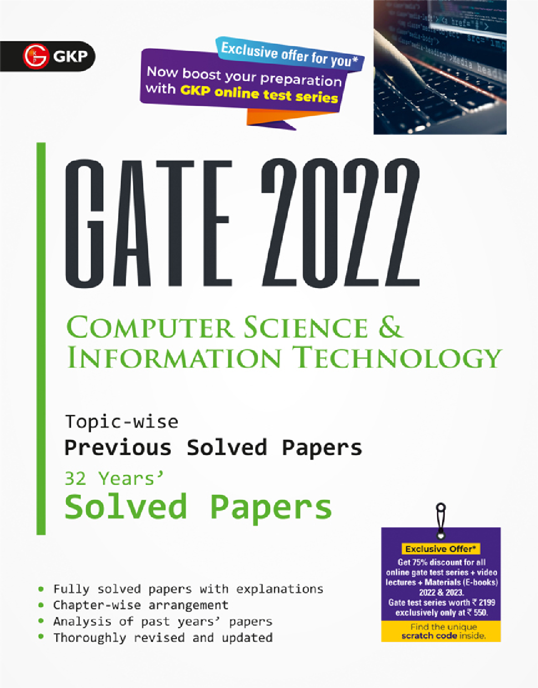 GATE 2022 Computer Science and Information Technology - 32 Years Topic wise Previous Solved Papers - Page 1