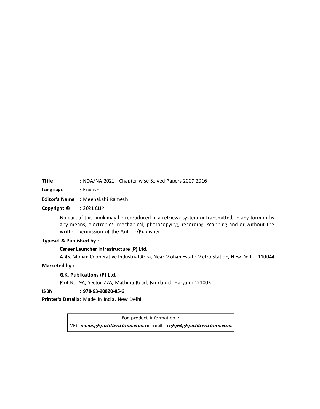 NDA/NA 2021 - Chapter-wise Solved Papers 2007-2016 (Include Solved Papers 2017-2020) - Page 3