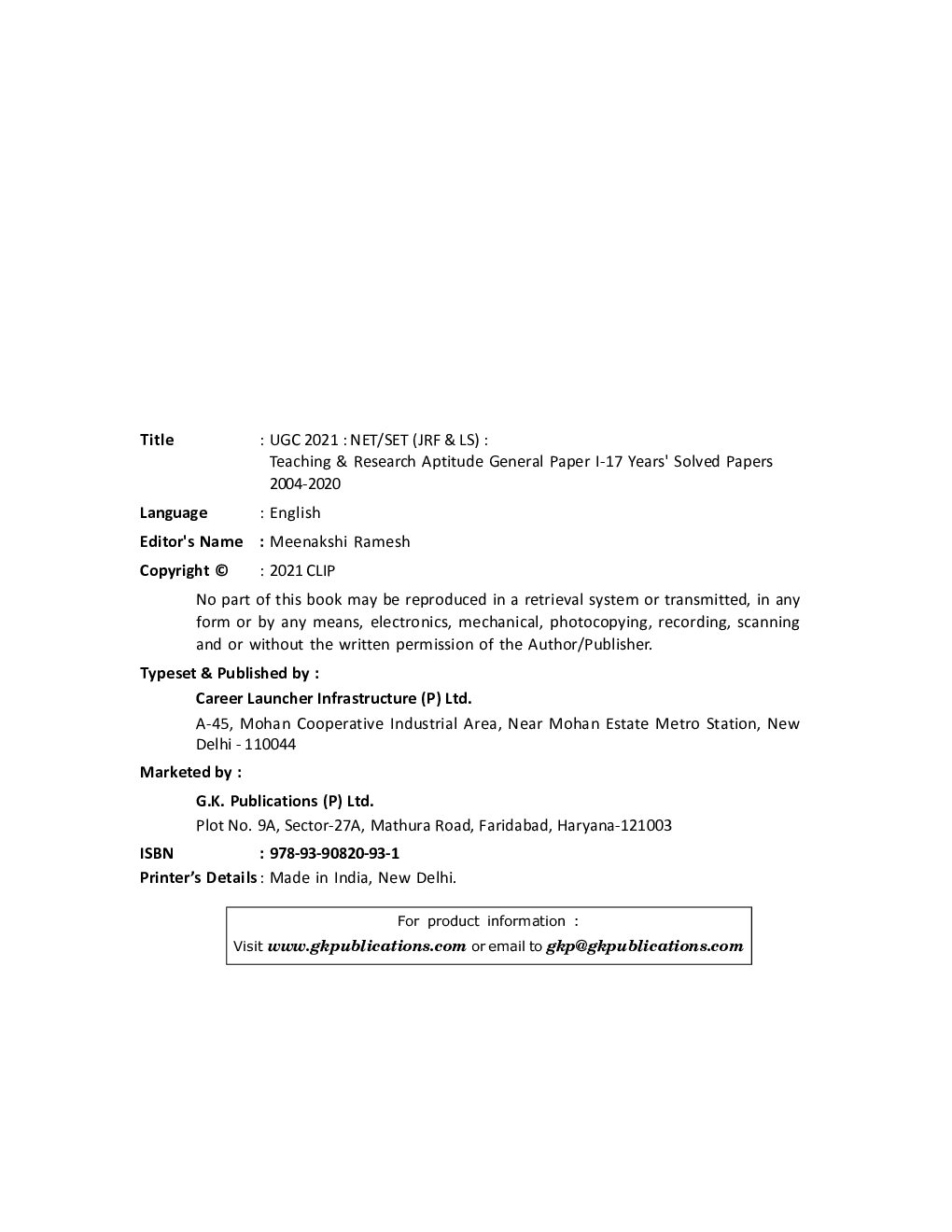 UGC 2021 : NET/SET (JRF & LS) Paper I : Teaching & Research Aptitude - 17 Years' Solved Papers 2004-2020 - Page 3