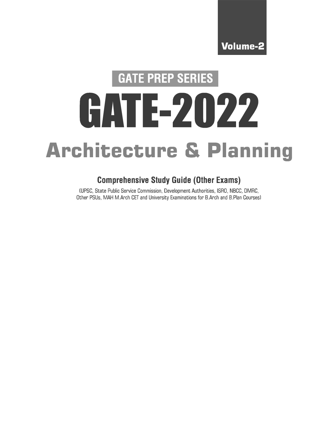 GATE 2022 : Architecture & Planning Vol 2 - Guide - Page 2