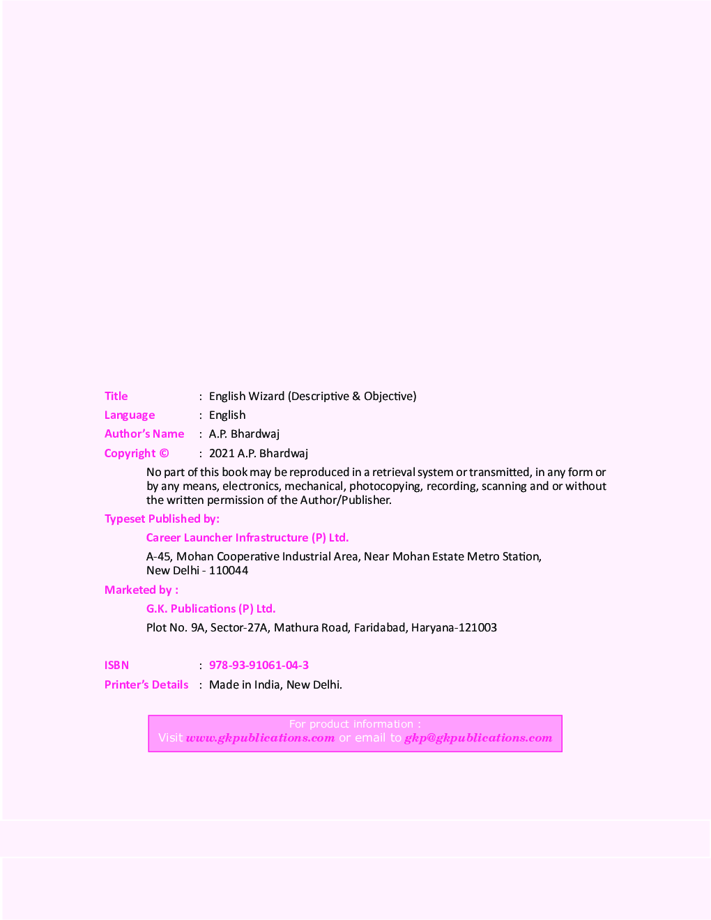 English Wizard (Descriptive & Objective) - Page 5