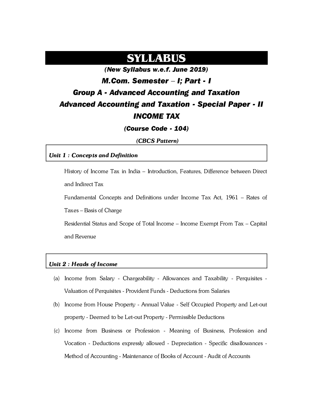 Advanced Accounting And Taxation - Special Paper II - Page 4