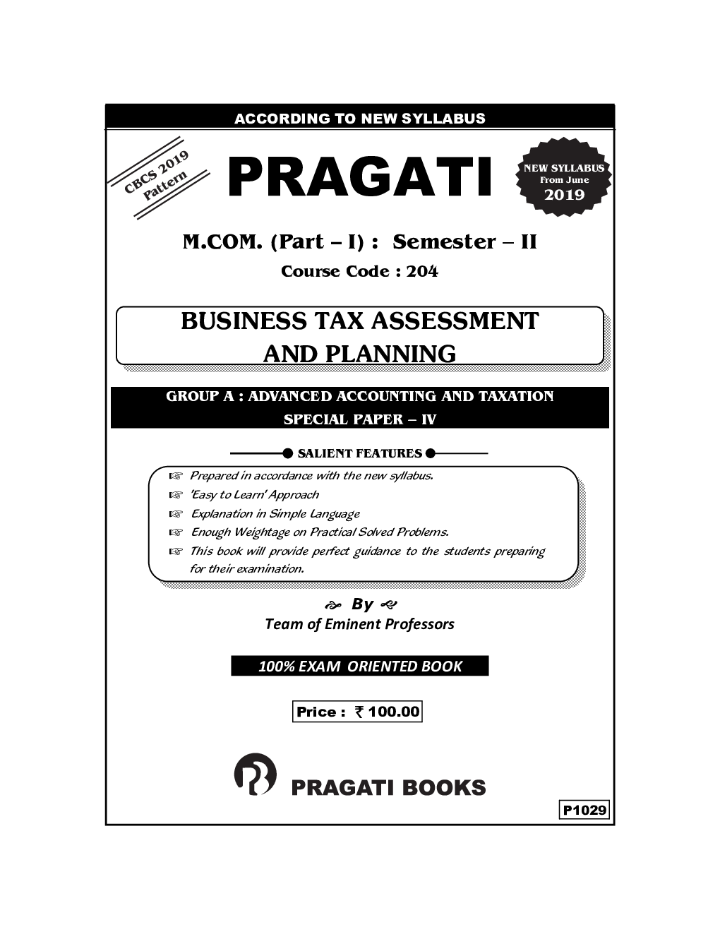 Business Tax Assessment And Planning - Page 2