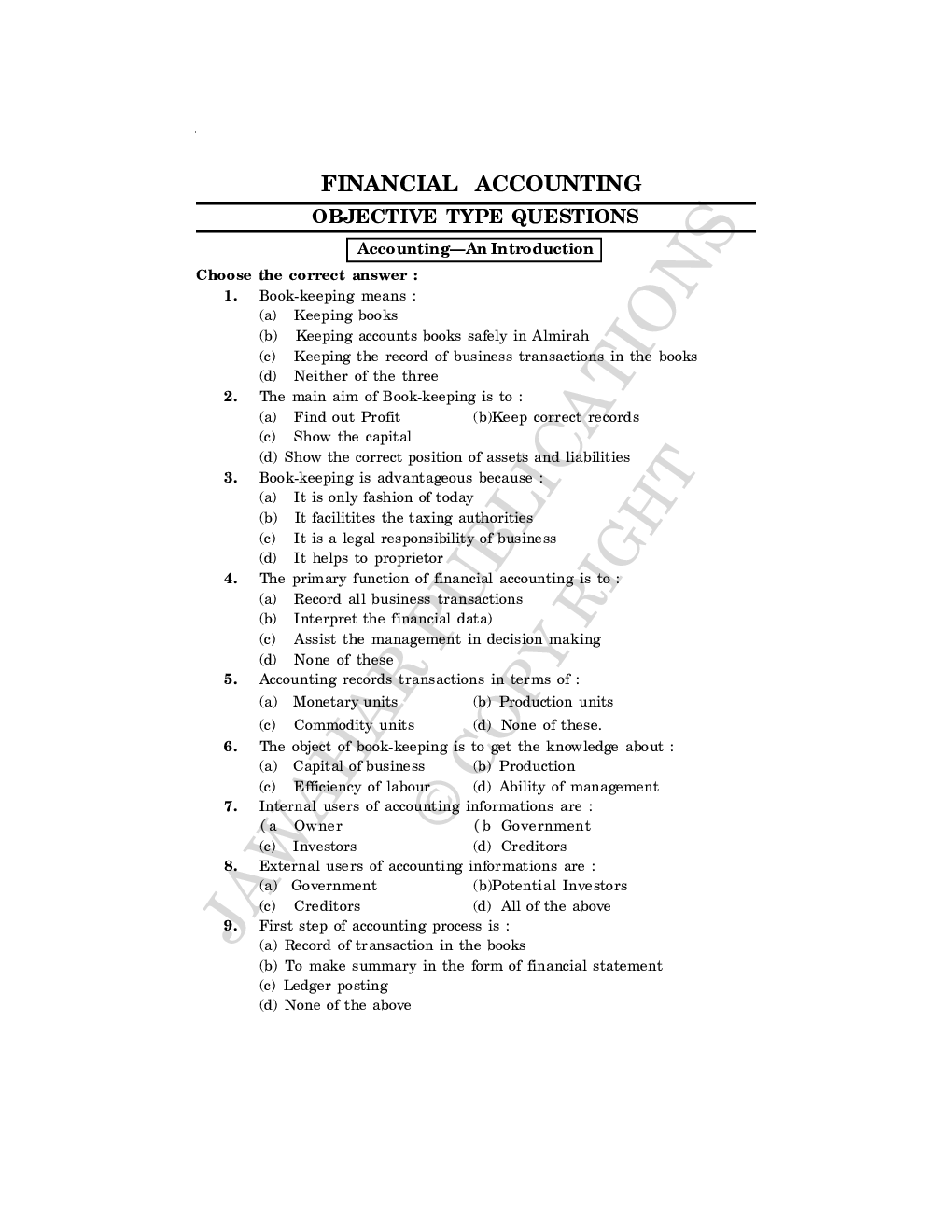 Junior Accountant Part-A Financial Accounting - Page 5