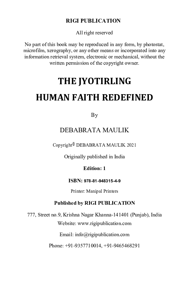 The Jyotirling - Human Faith Redefined - Page 3