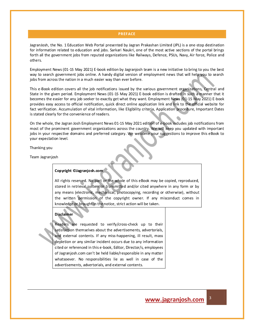 Employment News 01-15  May 2021 E-Book - Page 3