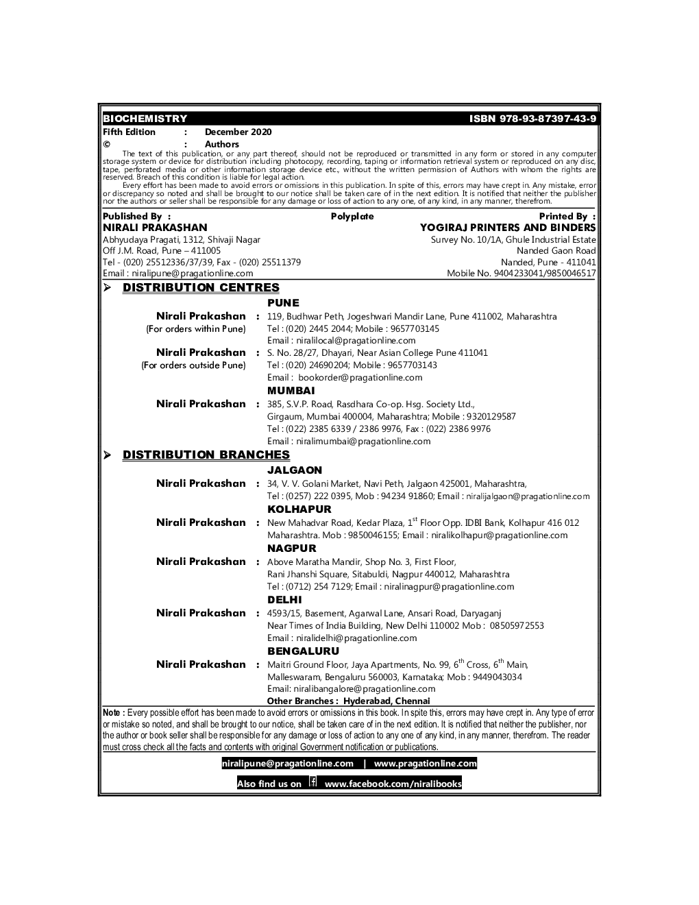 Biochemistry  - Page 3