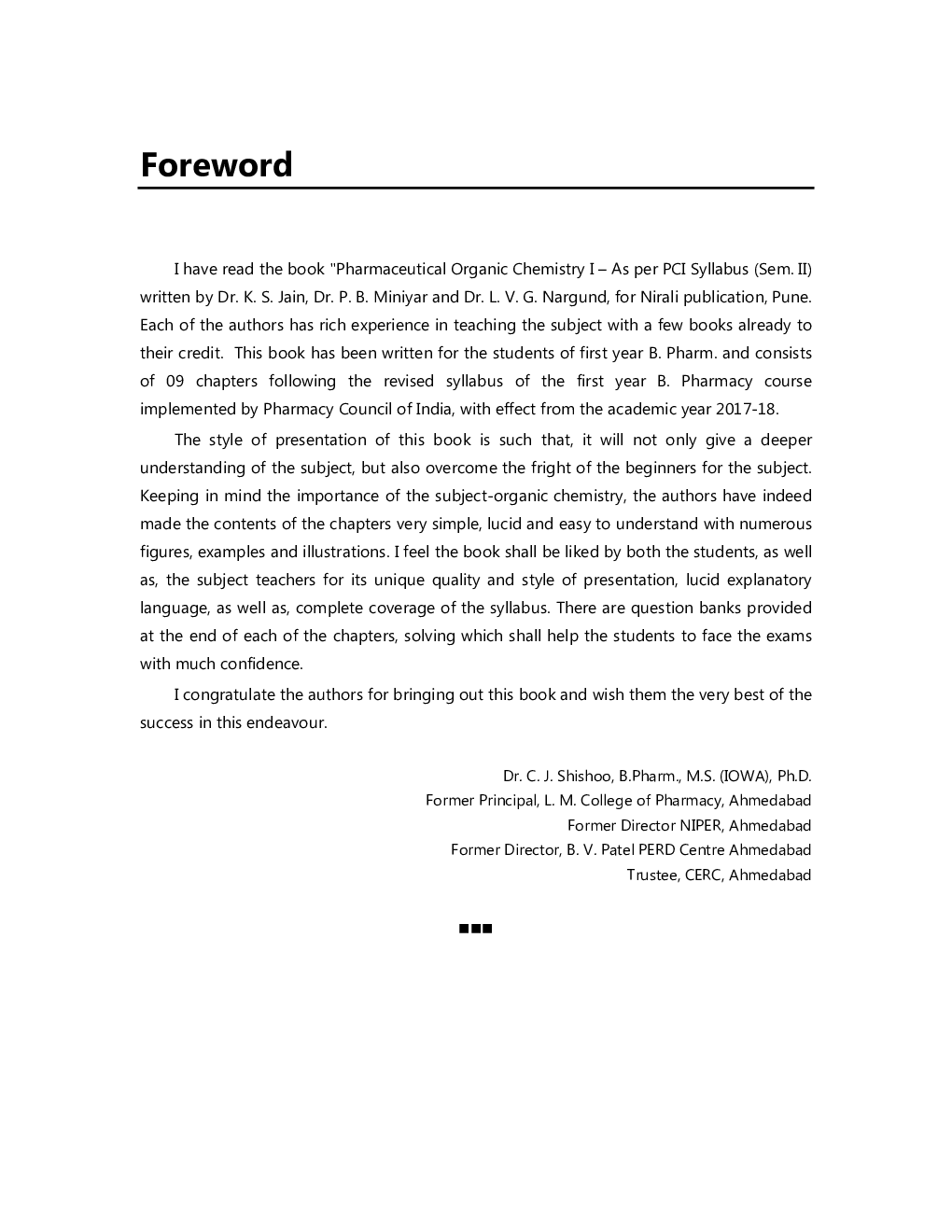Pharmaceutical Organic Chemistry - I - Page 4