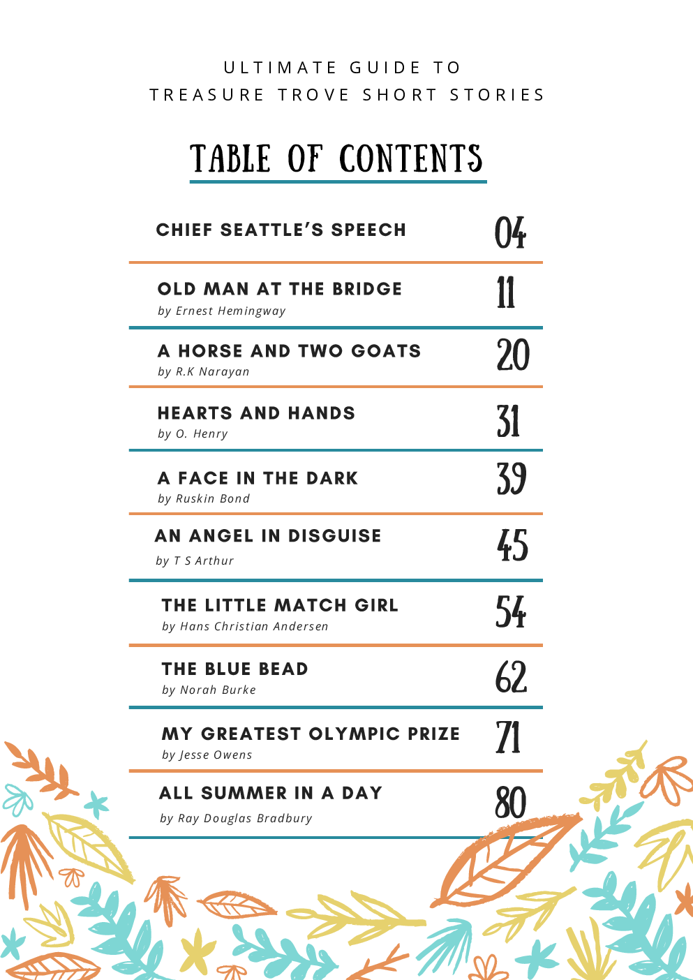 Exam18 ICSE Class 9 & 10 Ultimate Guide To English Treasure Trove Short Stories - Page 3
