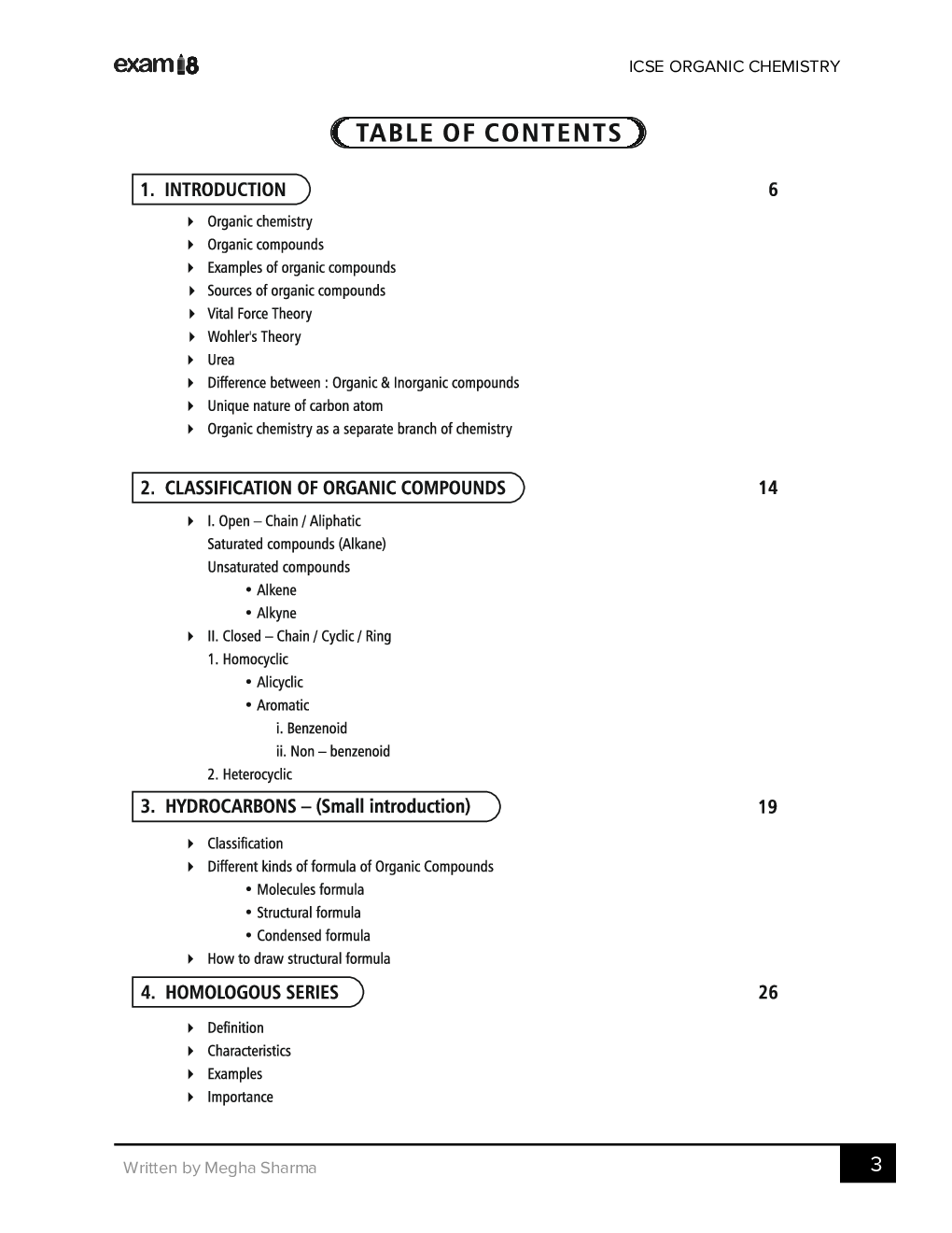 Exam18 ICSE Class 10 Master Organic Chemistry Super Notes - Page 3