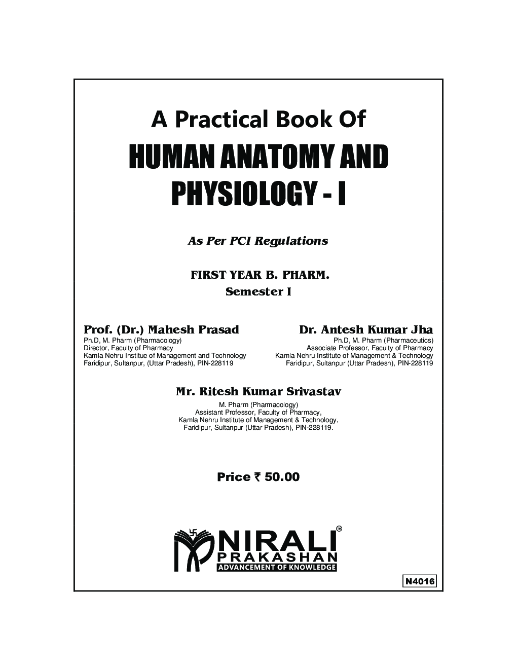 A Practical Book Of Human Anatomy And Physiology - I - Page 2