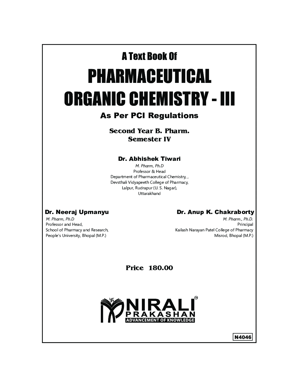 Pharmaceutical Organic Chemistry III - Page 2