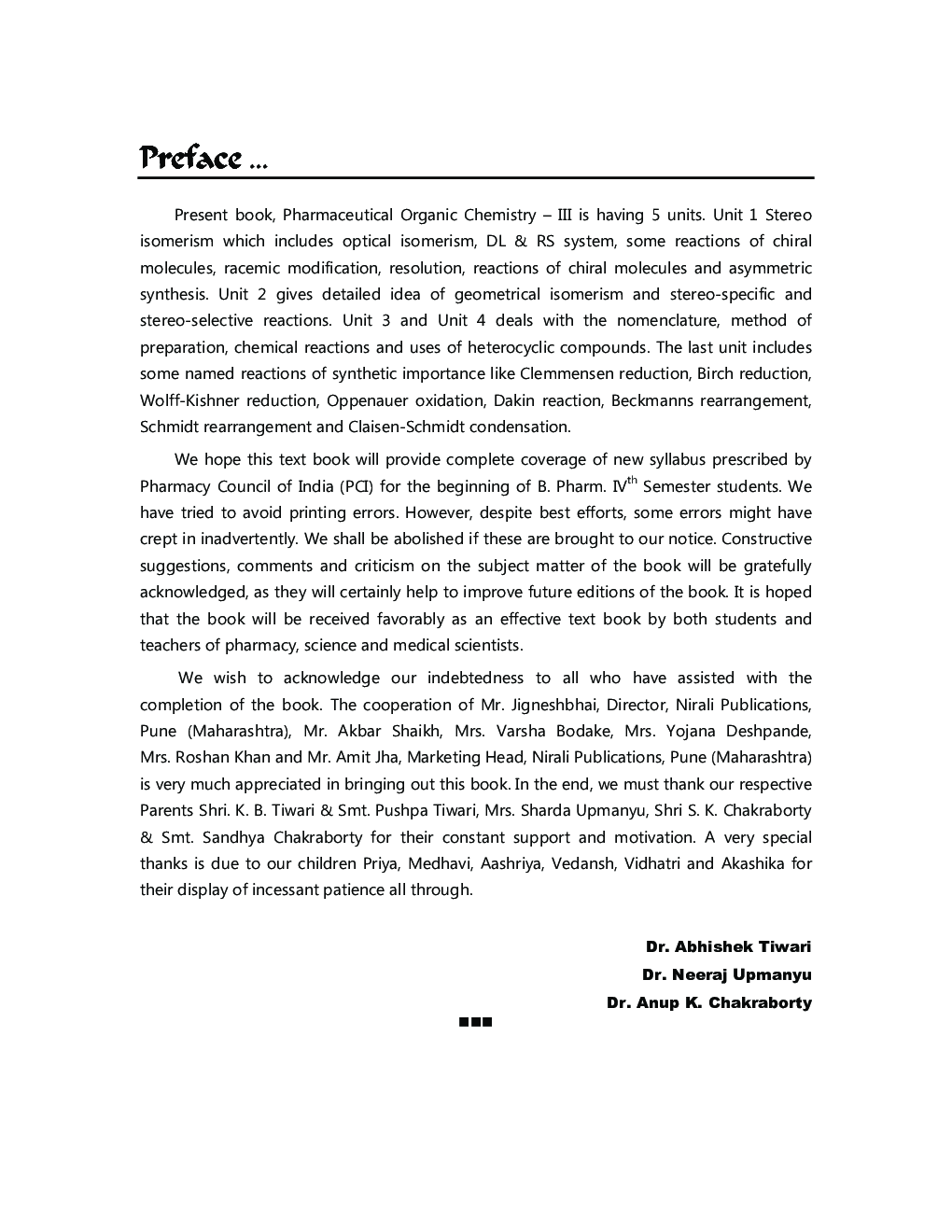 Pharmaceutical Organic Chemistry III - Page 4