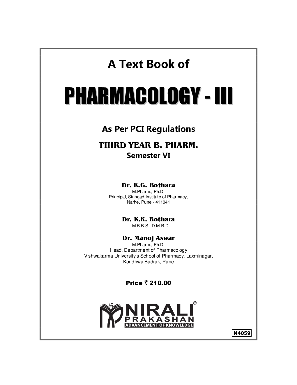 Pharmacology - III - Page 2
