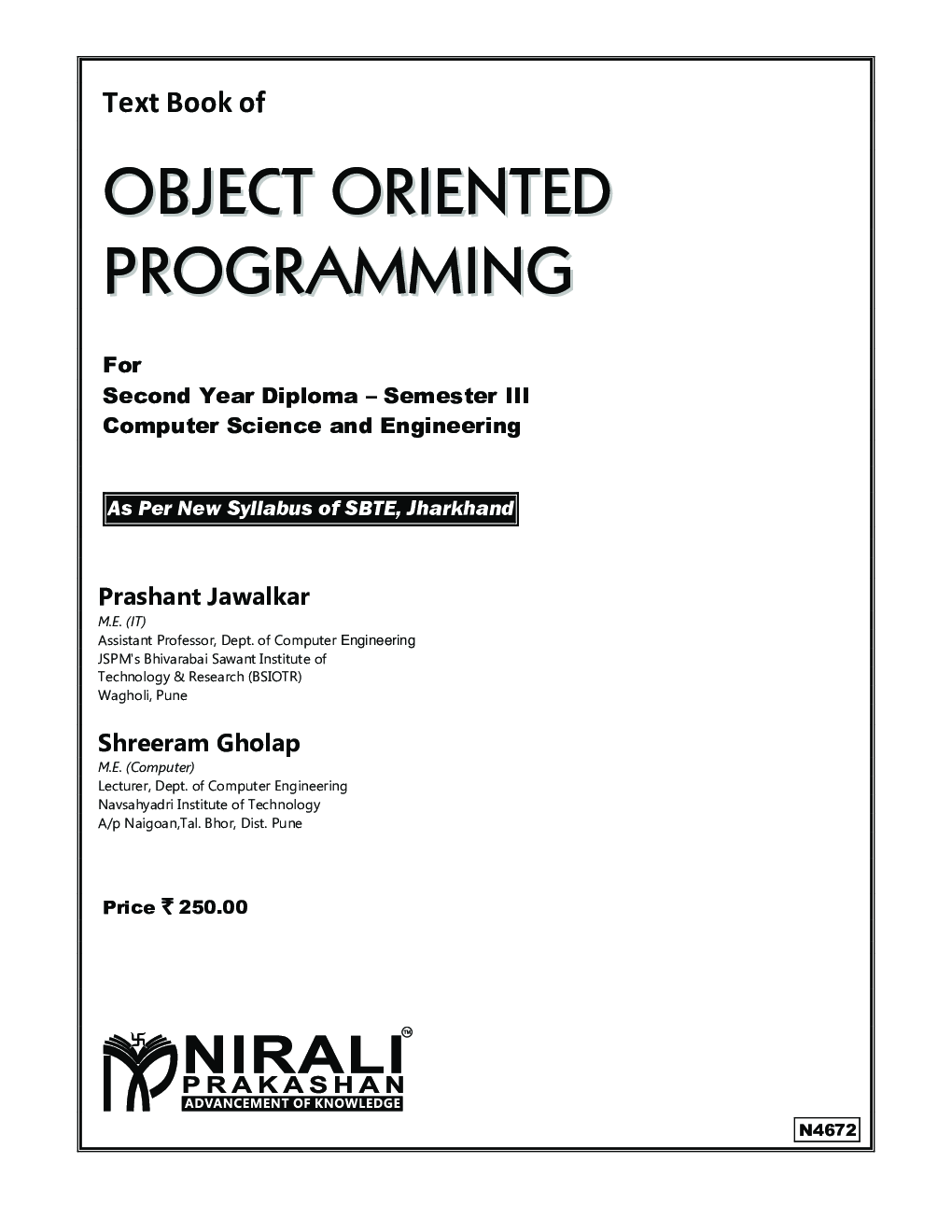 Object Oriented Programming - Page 2