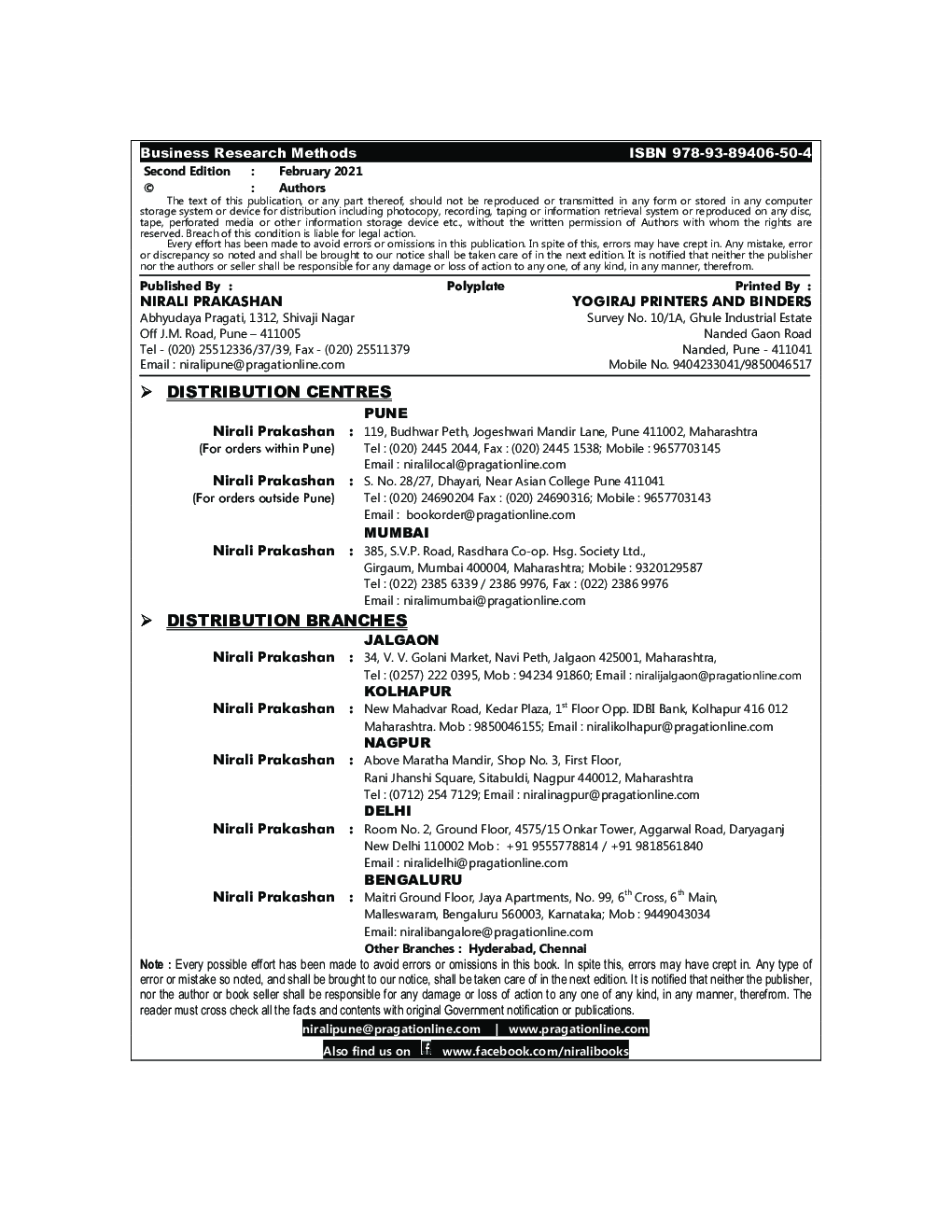 Business Research Methods - Page 3