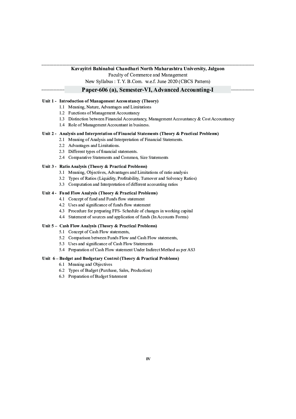 Advance Accounting - I (TYBCom - Sem VI) - Page 5