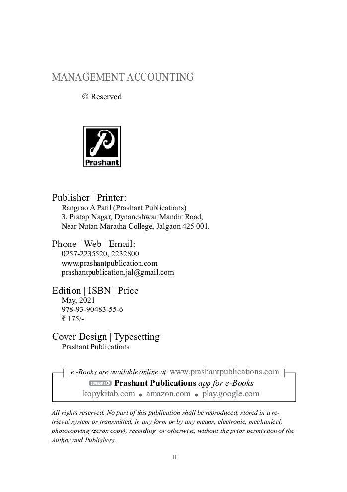Management Accounting (SGAU) - Page 3