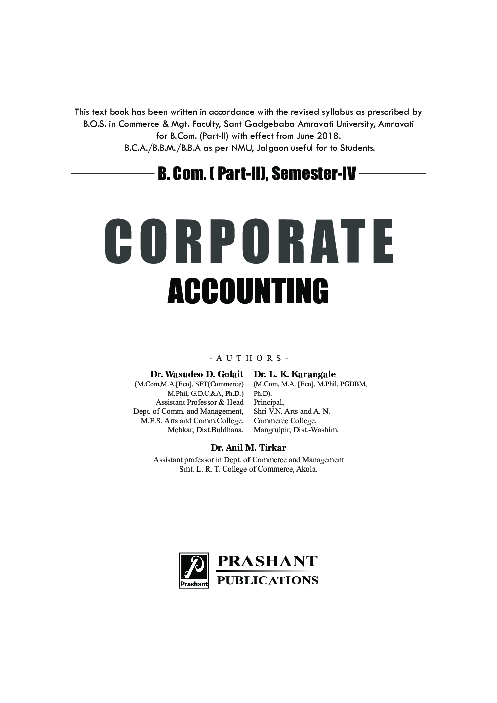 Corporate Accounting (SGAU) - Page 2