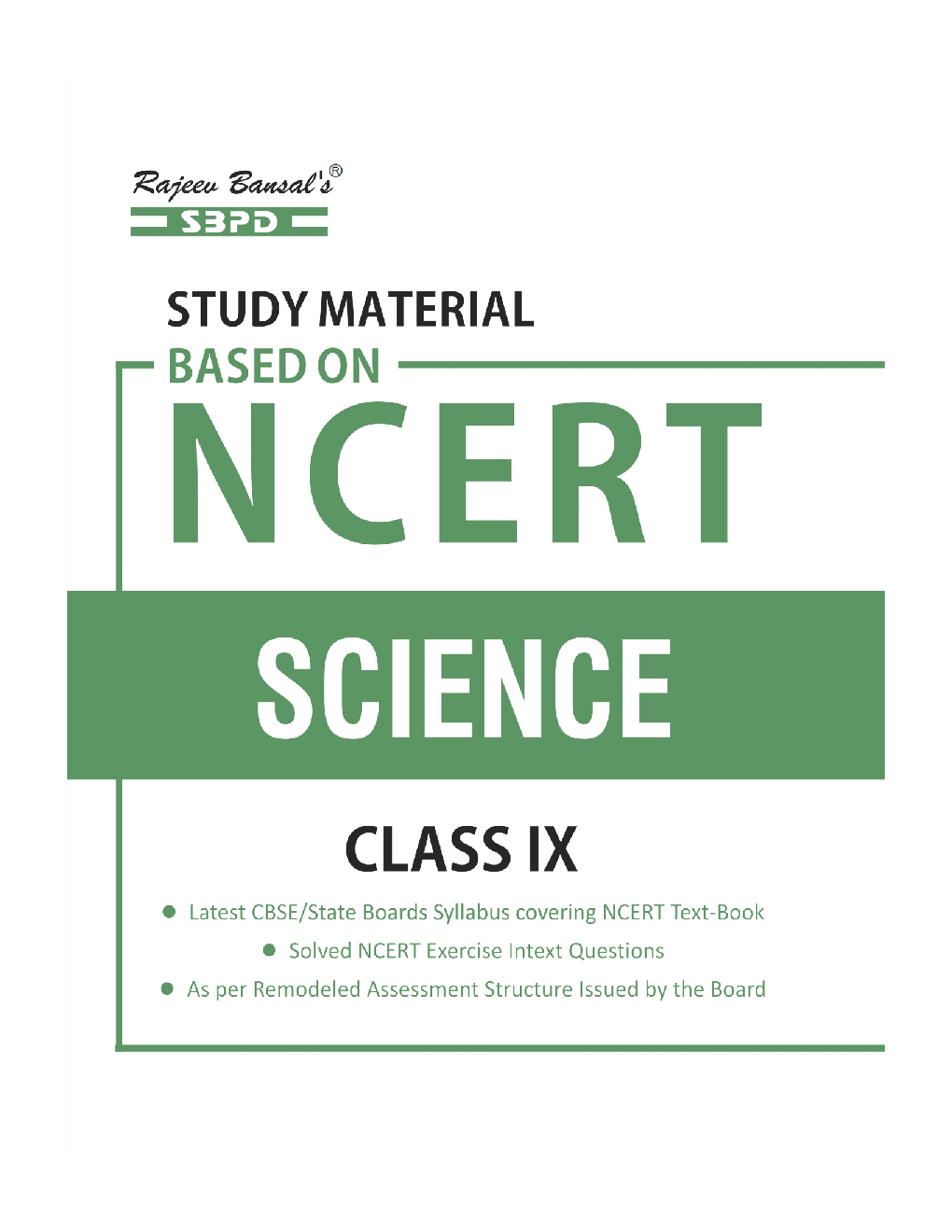 Study Material Based On NCERT Science Class - IX - Page 1