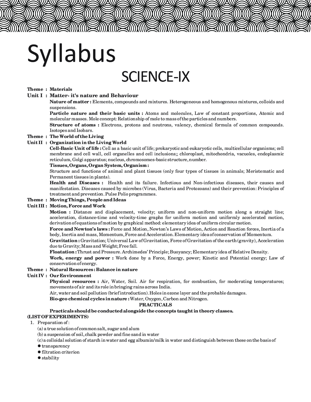 Study Material Based On NCERT Science Class - IX - Page 3