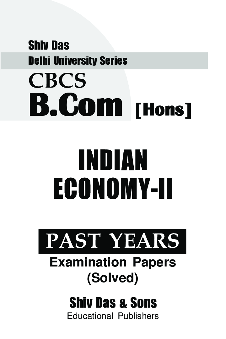 Indian Economy-II For B.Com Hons Semester 4 For Delhi University - Page 2