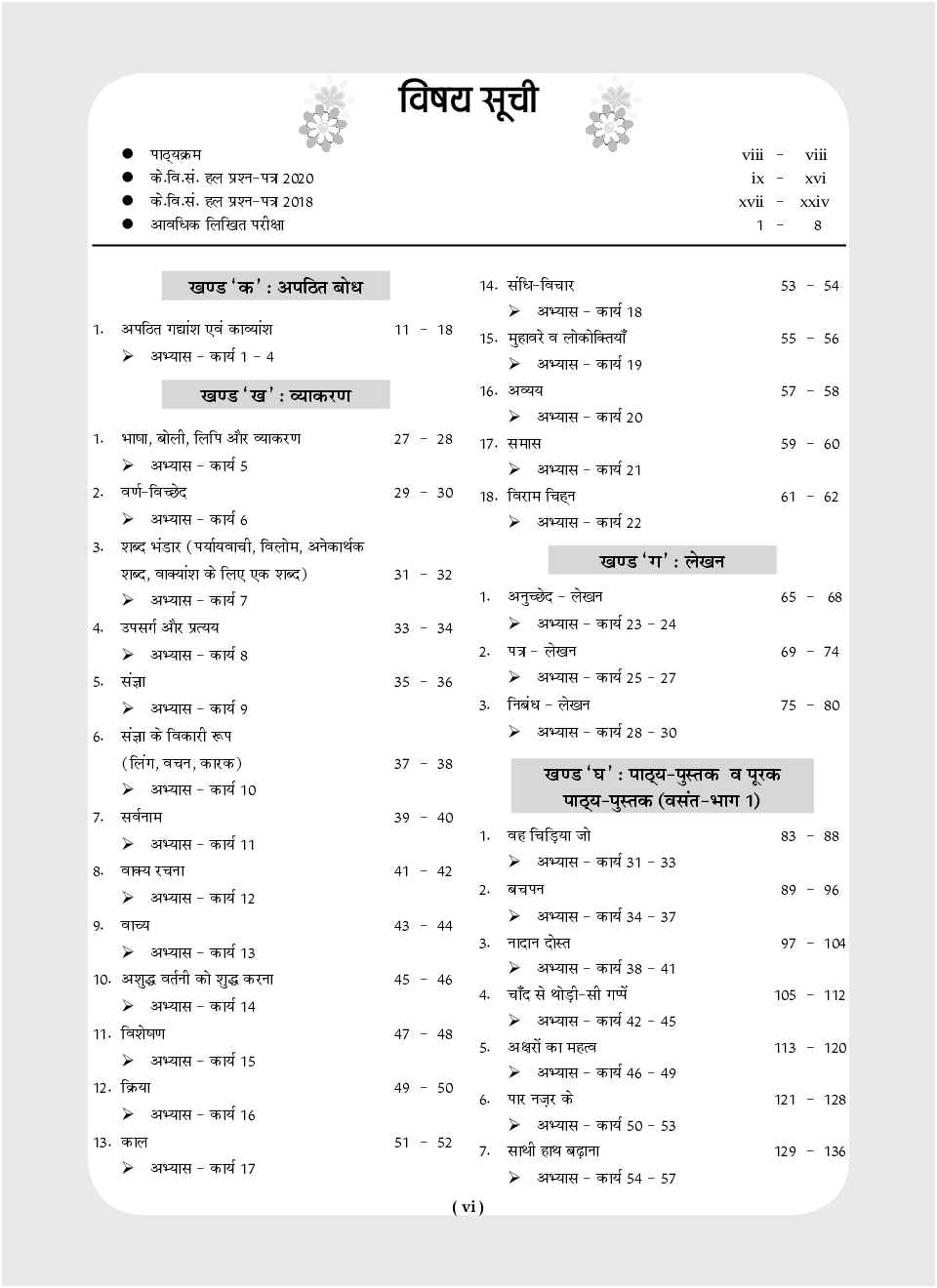 download oswaal ncert cbse pullout worksheets class 6 hindi book pdf online