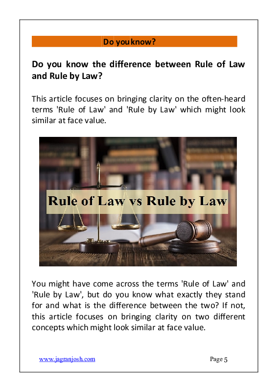 General Knowledge June 2021 E-Book - Page 5