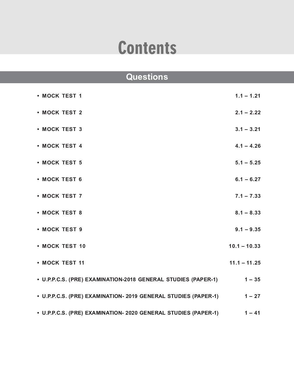 Booster Test Series - UPPCS General Studies Paper I - 11 Mock Tests (Questions, Answers & Explanations) - Page 4