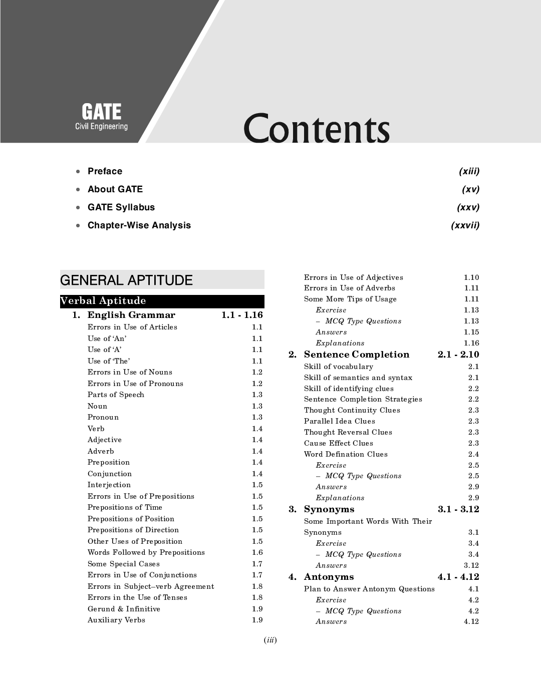 GATE 2022 : Civil Engineering - Guide - Page 4